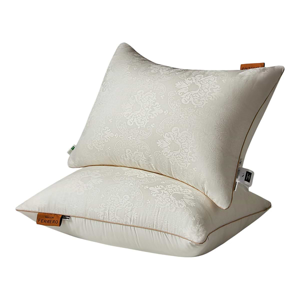 Фото - Подушка стандартна MirSon №15-31 Ferrero EcoSilk Vanilla 60х60 см (2200011165356)