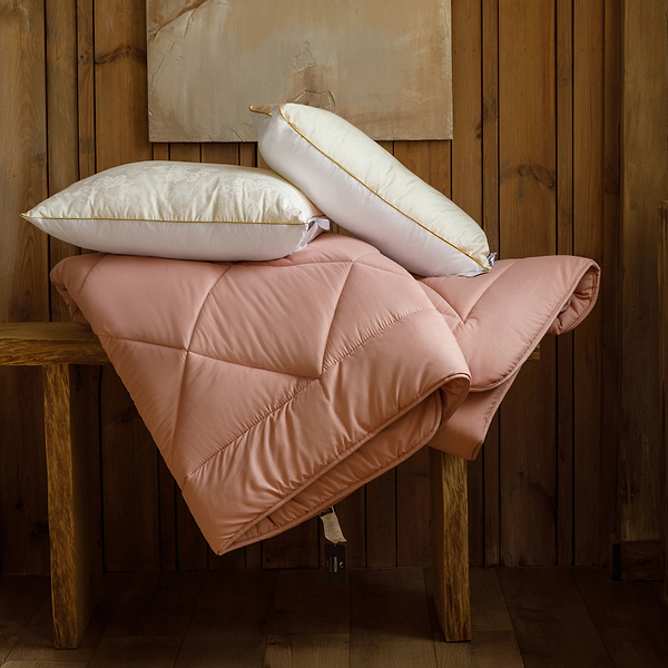 Фото - Одеяло всесезонное двуспальное MirSon №1734 Eco Light Coral 172x205 см (2200003709995)