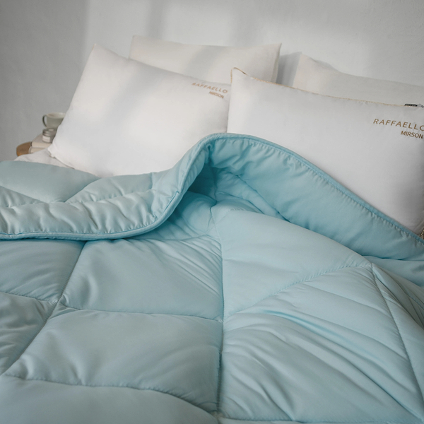 Фото - Одеяло всесезонное двуспальное евро MirSon Шелковые №1646 Eco Light Blue (2200002652841)