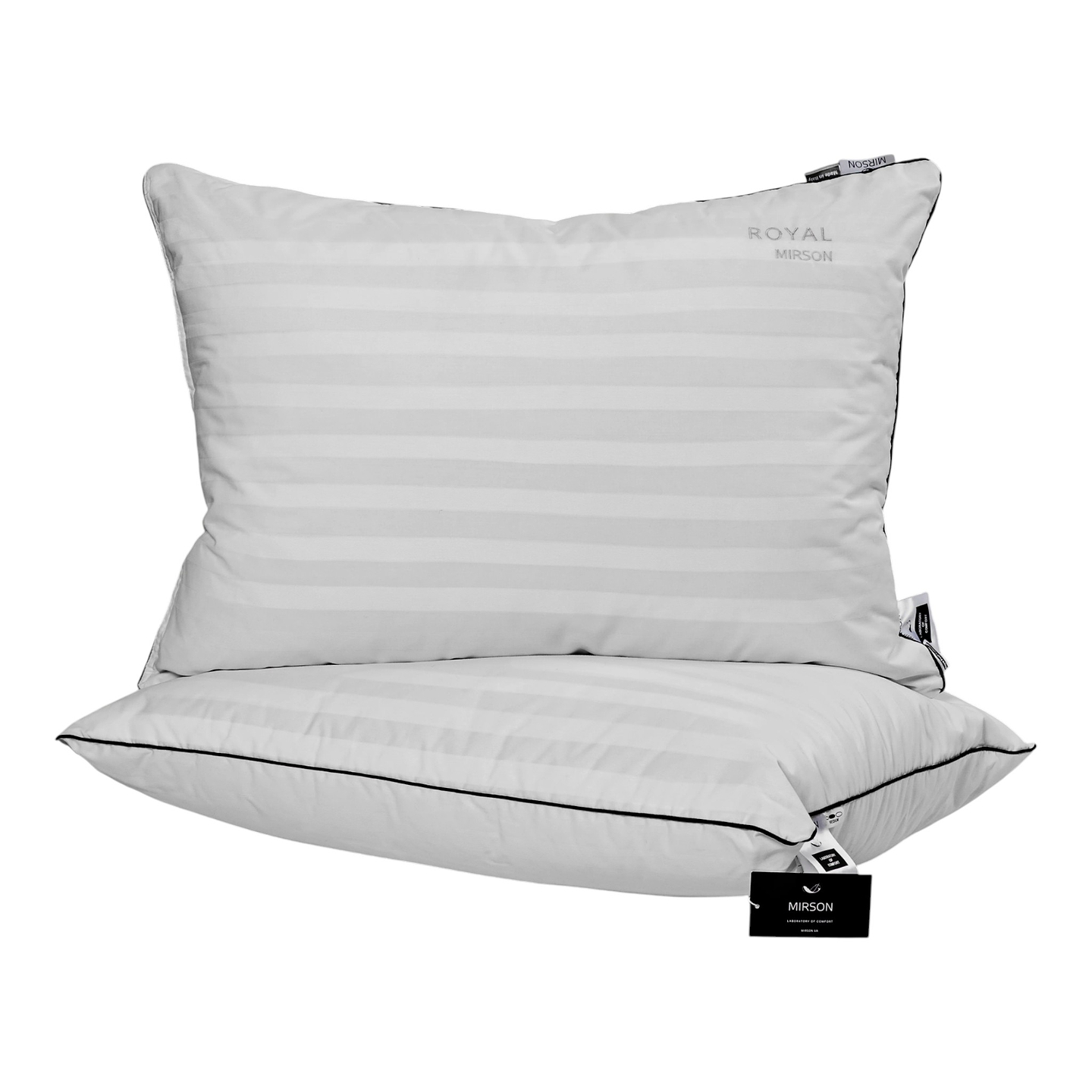 Подушка стандартна MirSon 1206 Royal Pearl Hand Made Тенсель (Modal) 40х60 см (2200001515338)