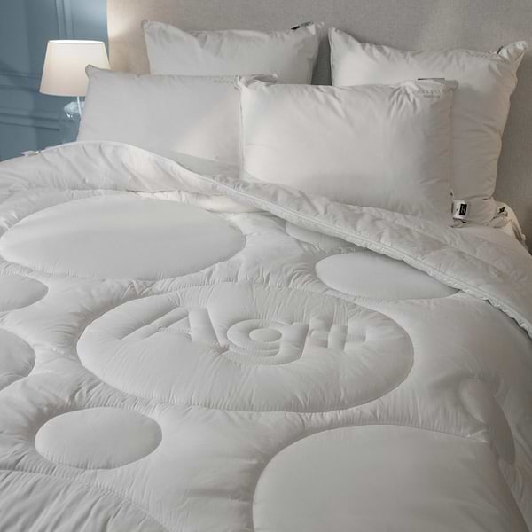 Фото - Одеяло летнее двуспальное евро MirSon EcoSilk №1300 Bianco 200x220 см (2200001527836)