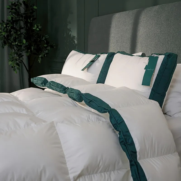 Фото - Ковдра зимова полуторна MirSon 140х205 100% пух Imperial Satin Luxe (2200007177394)