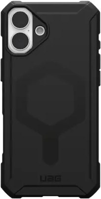 Чехол для смартфона UAG for iPhone 16 Plus, Essential Armor Magsafe, Black (114447114040) - Фото 1