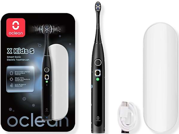 Фото - Зубная щетка электрическая Oclean X Kids Set Black (6970810557237)