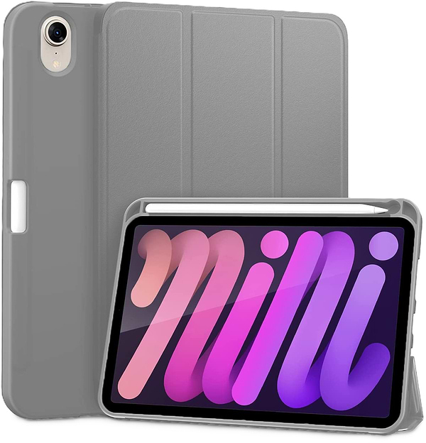 Фото - Чохол для планшету BeCover Direct Charge Pen з кріпленням Apple Pencil for Apple iPad Mini 7 2024 Gray (712461)