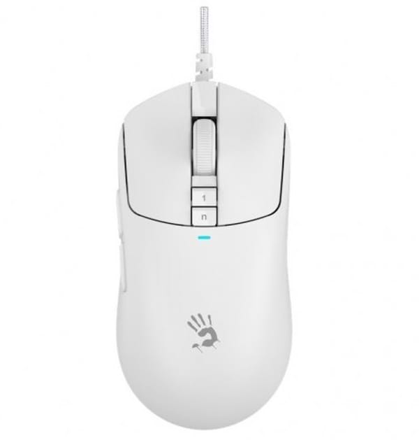 Мышь проводная игровая Bloody W72 Ultra White - Фото 1
