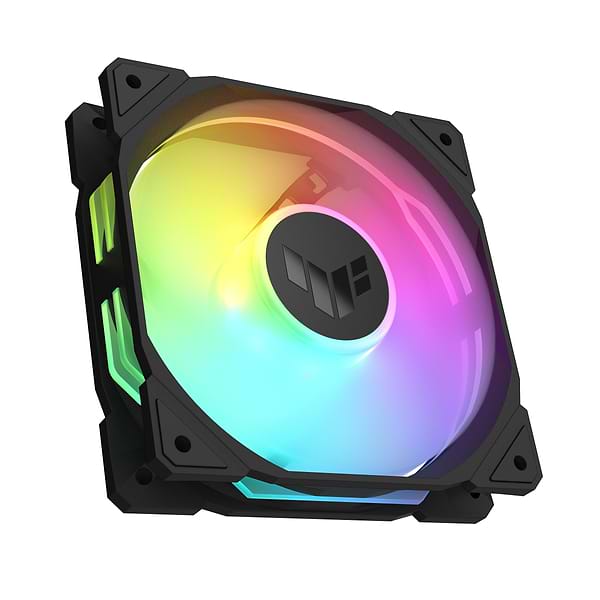 Фото - Корпусний вентилятор Asus TUF Gaming TR120 ARGB Reverse Black (90DA00D0-B09000)