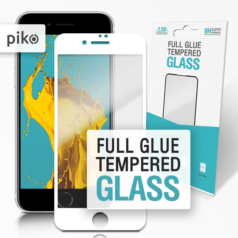 Захисне скло для смартфону Piko Full Glue for Apple Iphone SE 2020 White (1283126502927)