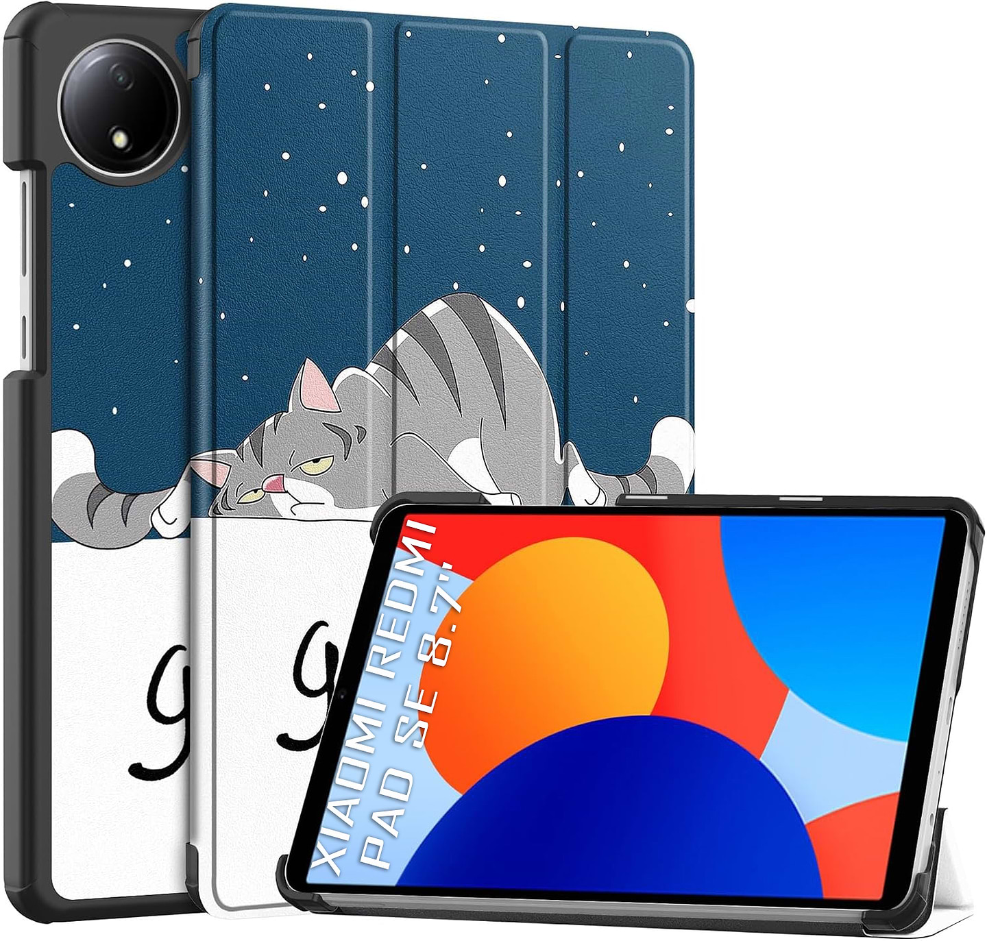 Чехол для планшета BeCover Smart Case for Xiaomi Redmi Pad SE 8.7'' Good Night (711912) - Фото 1