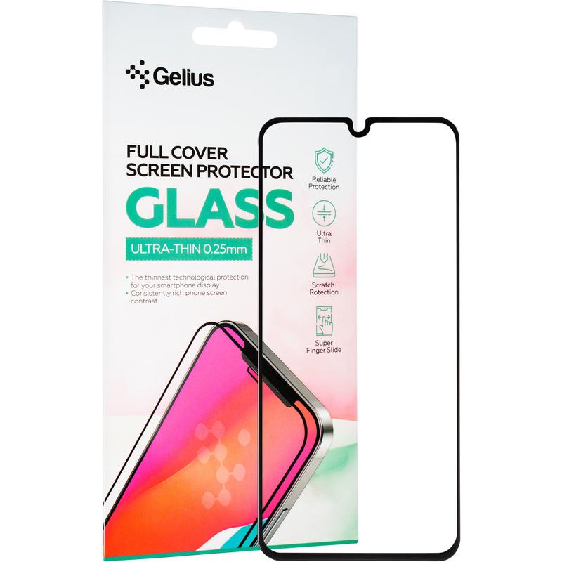 Защитное стекло для смартфона Gelius Full Cover Ultra-Thin 0.25mm for Samsung A255 (A25) Black (96765)