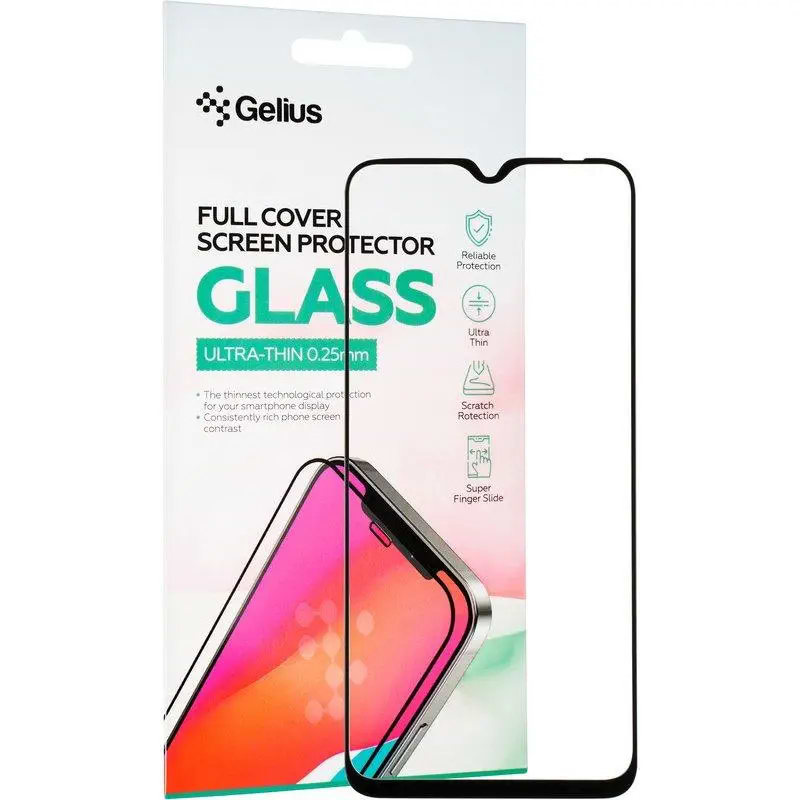 Захисне скло для смартфону Gelius Full Cover Ultra-Thin 0,25 мм for Poco M3 Pro 5G Black (98281)