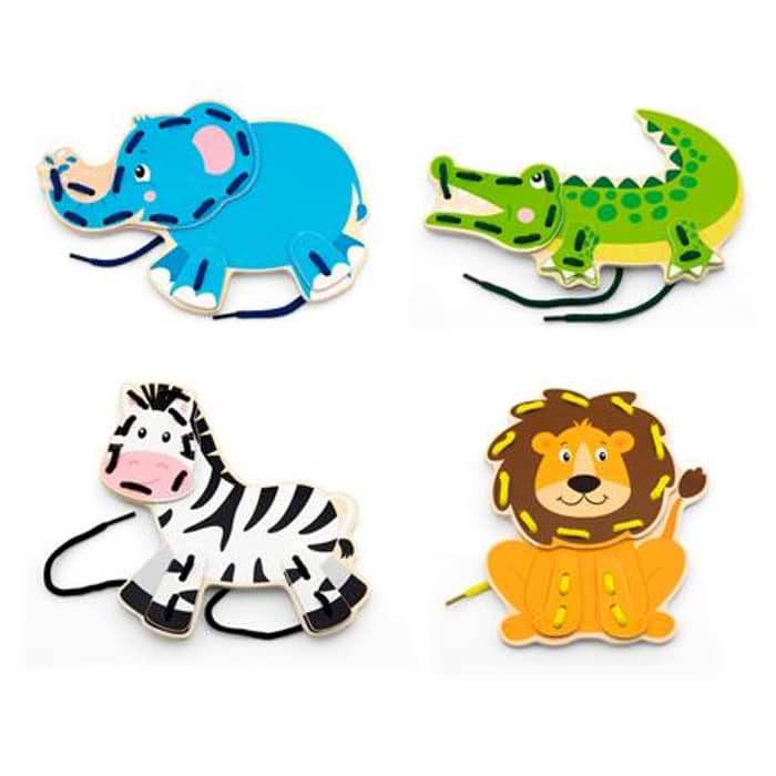 Настільна гра (до 2 років) Viga Toys Африканські звірята (51326)