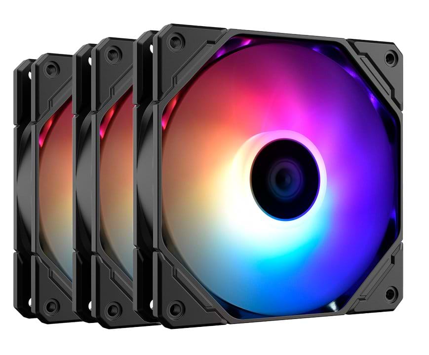 Корпусний вентилятор ID-Cooling TF-12025 Pro ARGB Trio
