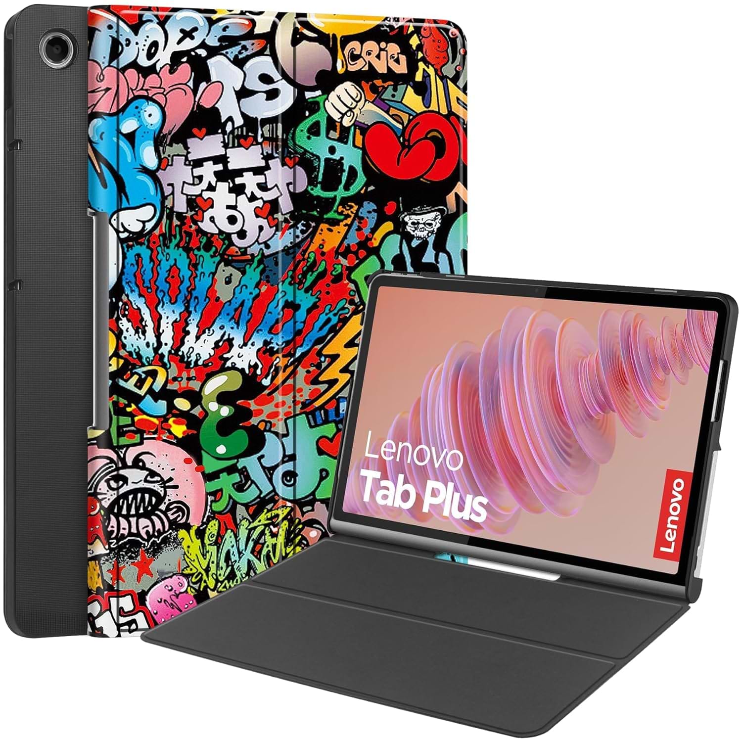 Чехол для планшета BeCover Smart Case for Lenovo Tab Plus 11.5" Graffiti (711845) - Фото 1