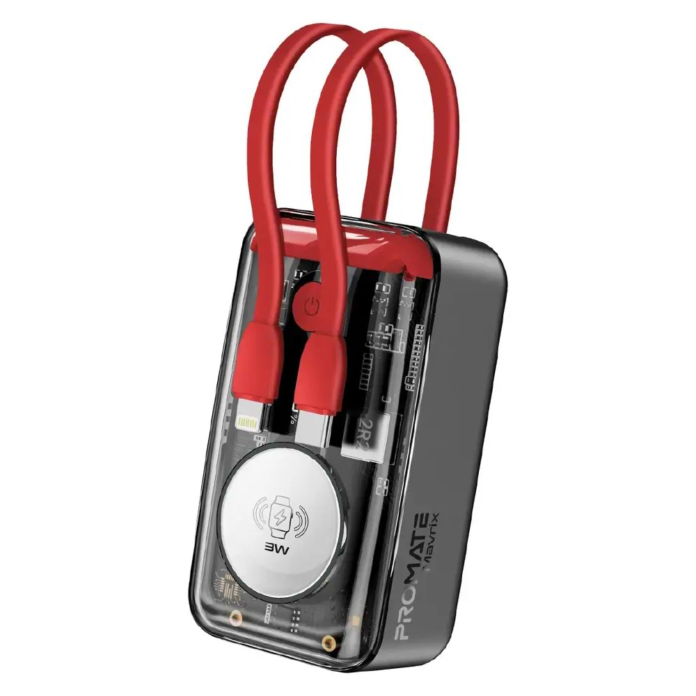 Батарея мобільна Promate 10000mAh (mavrix) - Фото 1