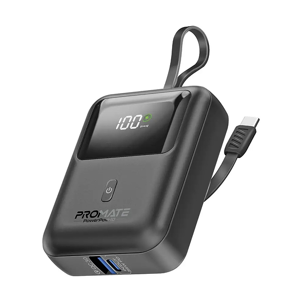 Фото - Батарея мобільна Promate 10000mAh (powerpod-10.black)