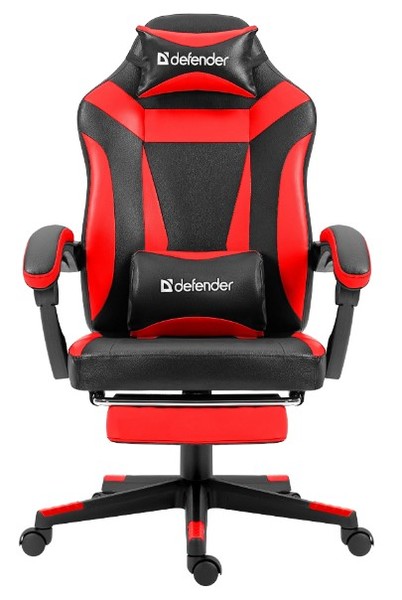 Кресло для геймеров Defender Cruiser Black/Red (64344) - Фото 1