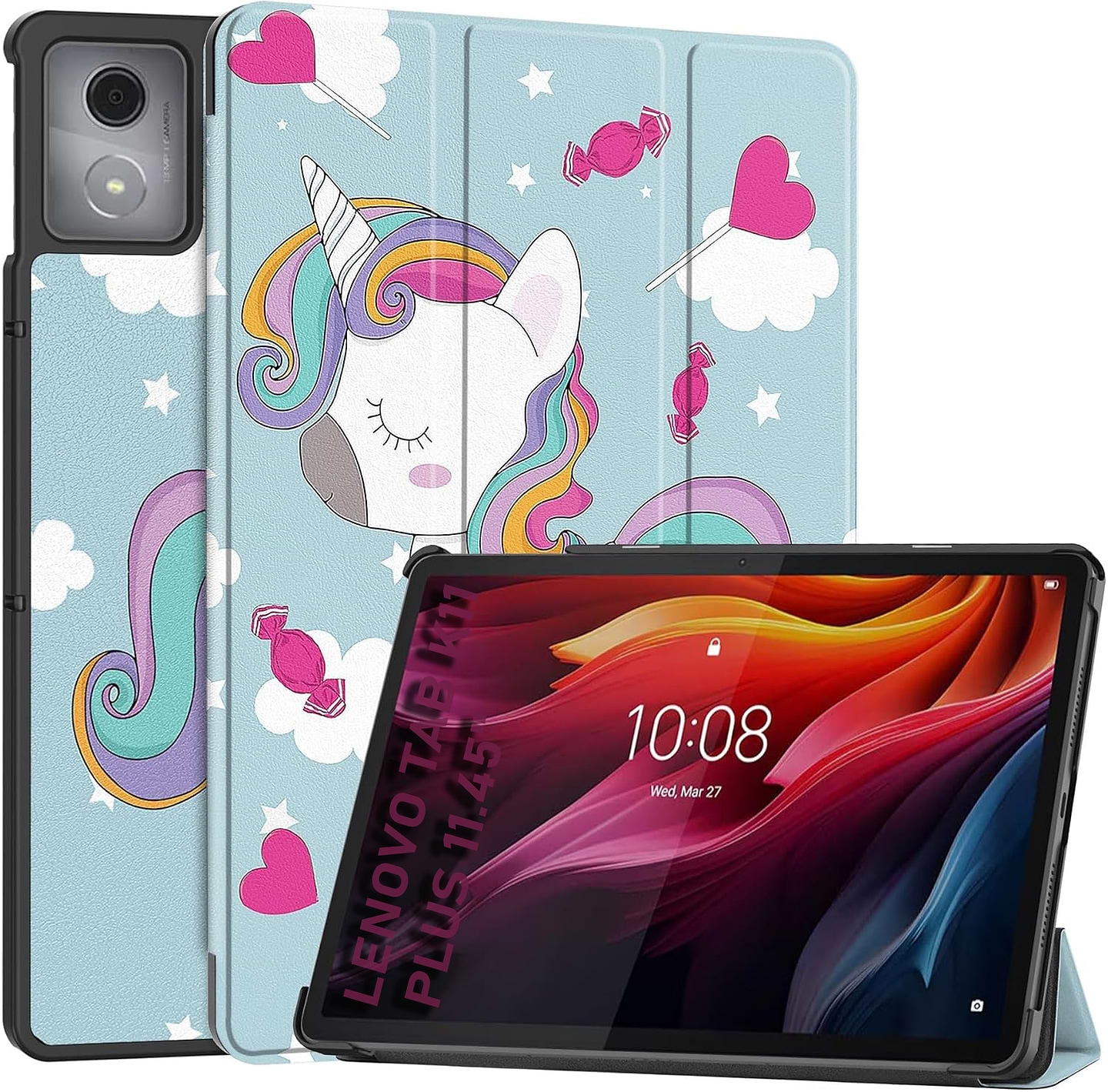 Чохол для планшету BeCover Smart Case for Lenovo Tab K11 Plus TB-352F 11.45" Unicorn (711858) - Фото 1