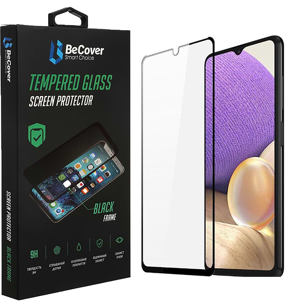 Фото - Захисне скло для смартфону BeCover for Samsung Galaxy A32 5G SM-A326 Black (708251) Фото - Захисне скло для смартфону BeCover for Samsung Galaxy A32 5G SM-A326 Black (708251)