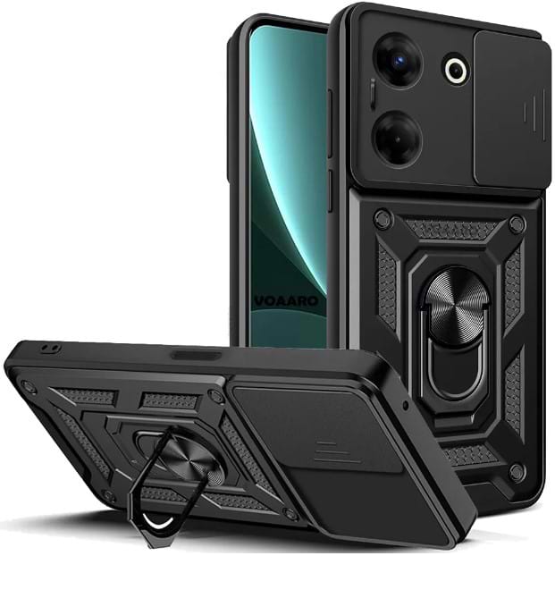Чохол для смартфону BeCover Military for Tecno Camon 20 Pro (CK7n) Black (710003) - Фото 1