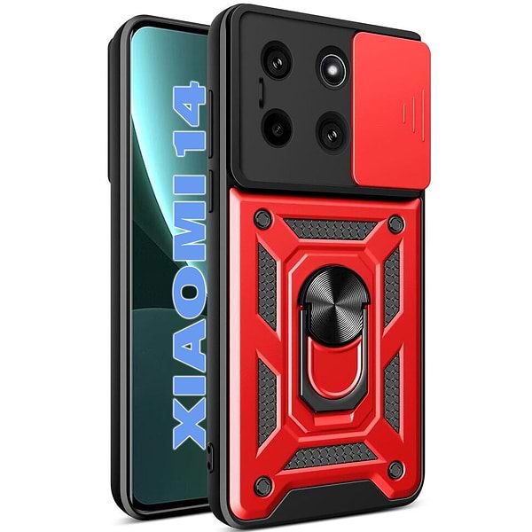 Фото - Чохол для смартфону BeCover Military for Xiaomi 14 5G Red (710800)