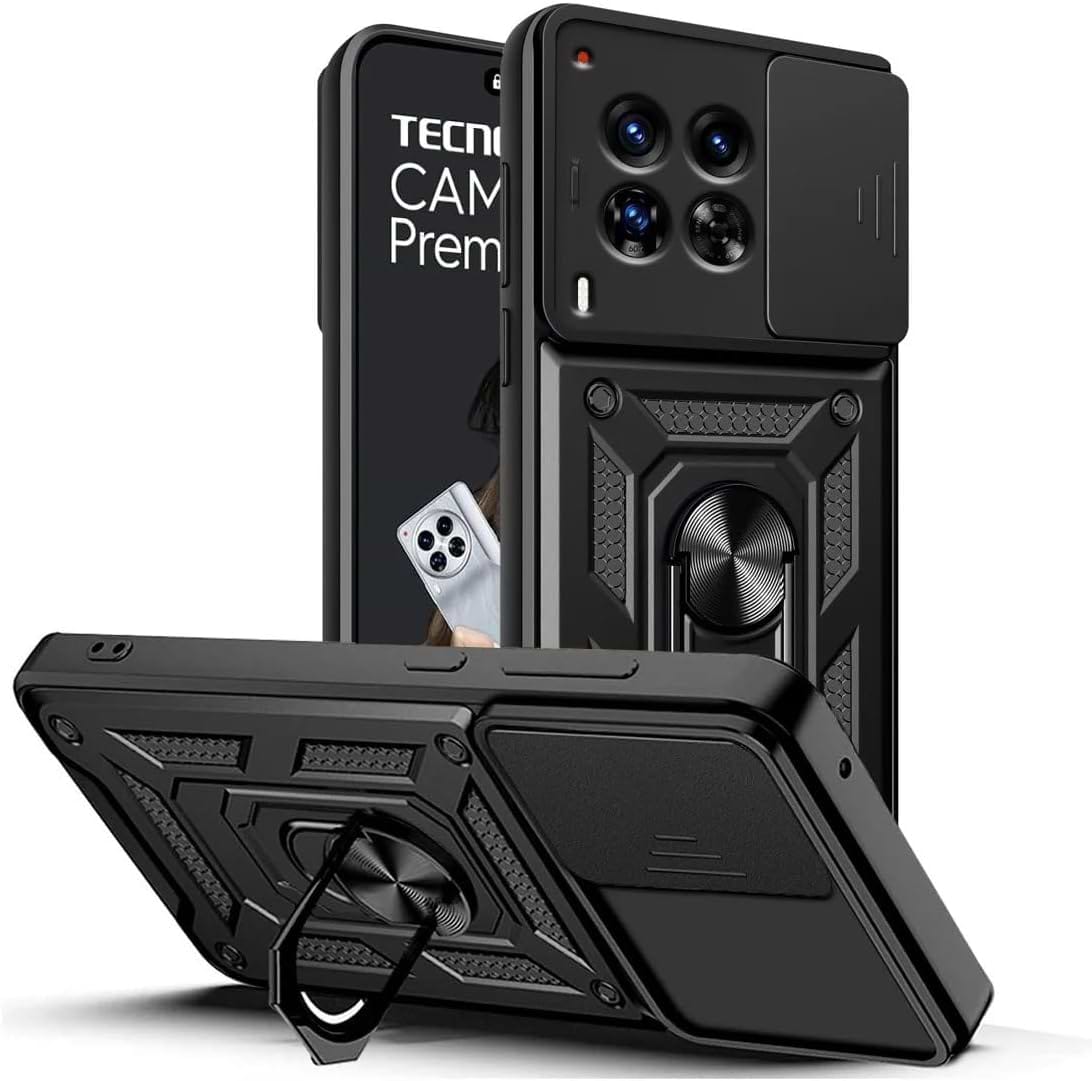Чохол для смартфону BeCover Military for Tecno Camon 30 (CL6) Black (712170) - Фото 1