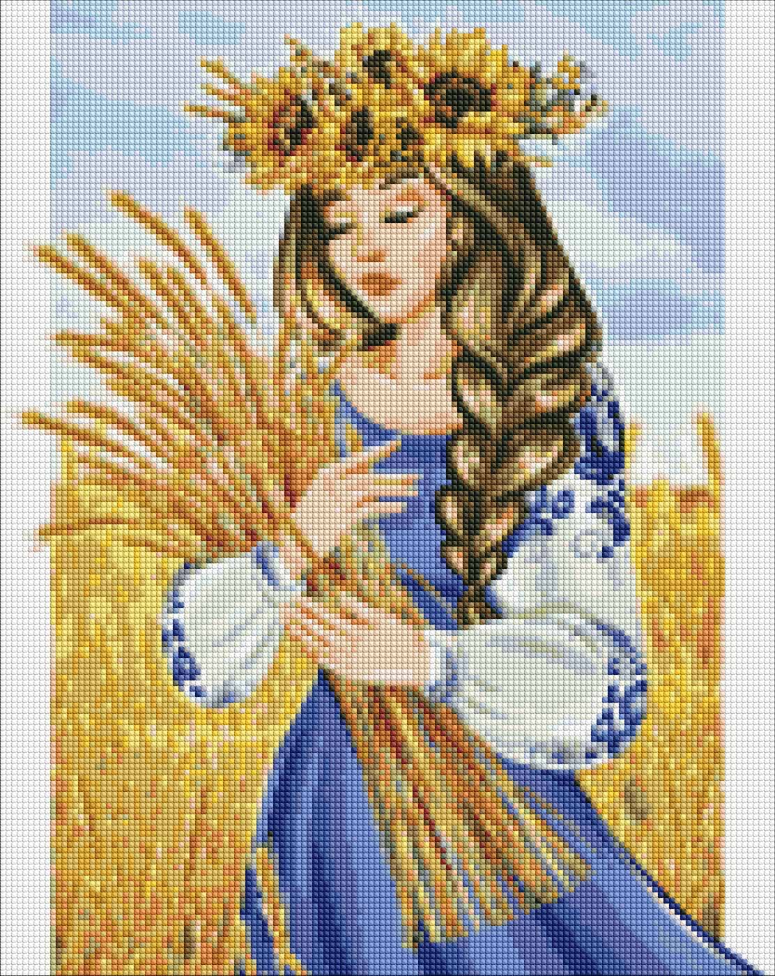 Алмазний живопис Ideyka "Моя рідна земля" 40х50 см (AMO7399)