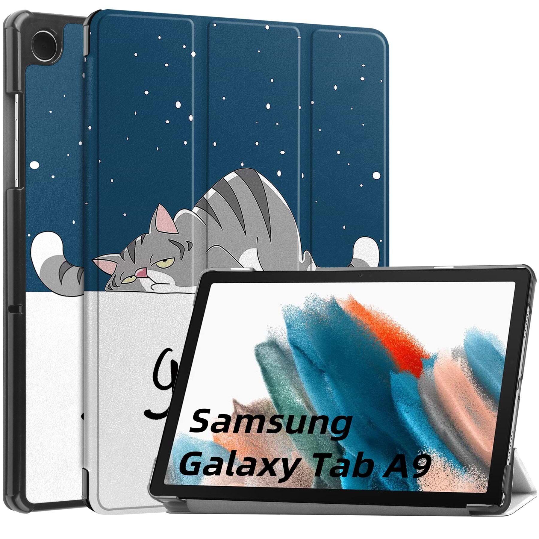 Чохол для планшету BeCover Smart Case for Samsung Galaxy Tab A9 SM-X115 8.7" Good Night (709908) - Фото 1
