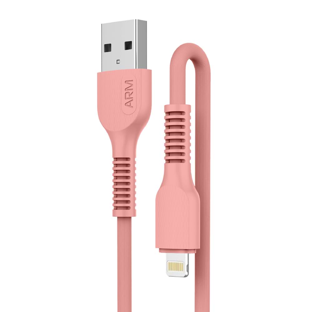 Кабель синхронізації даних Armorstandart AR88 USB to Lightning 2,4A 1m Peach (ARM65286)