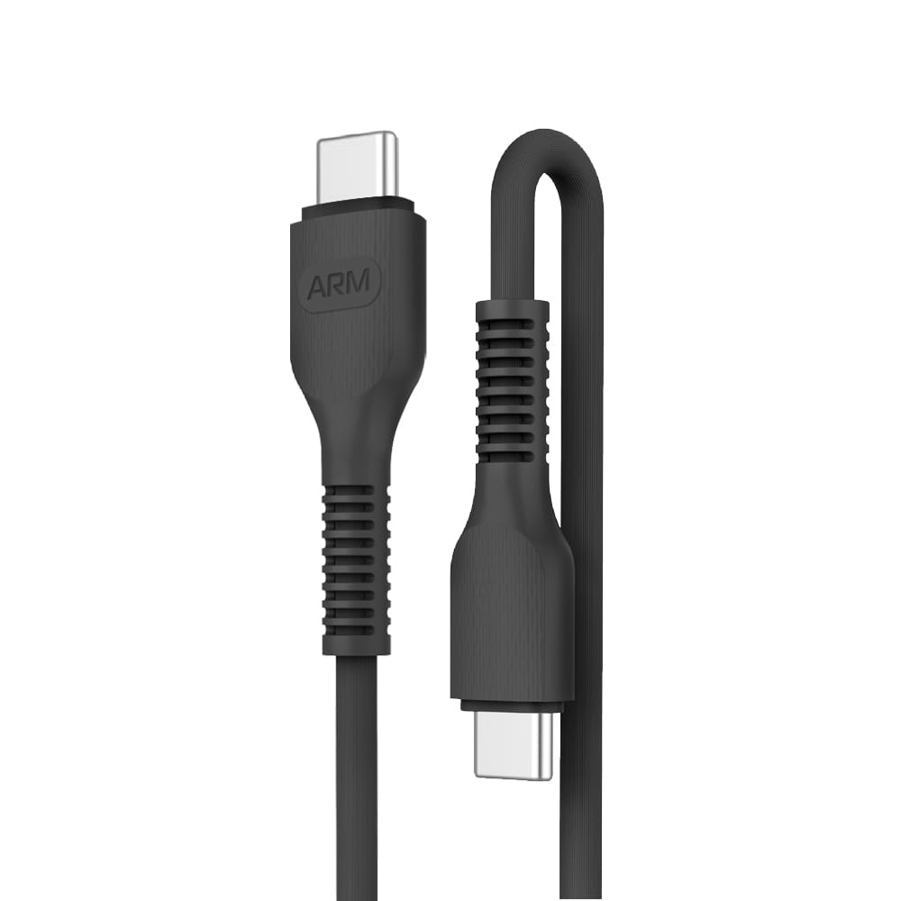 Кабель синхронізації даних Armorstandart AR88 Type-C to Type-C 3A 1m Black (ARM65293)