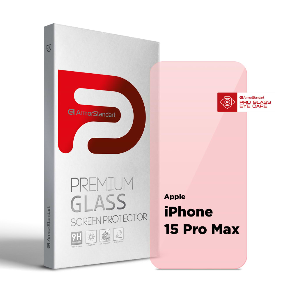 Защитное стекло для смартфона Armorstandart Pro Eye Care for Apple iPhone 15 Pro Max (ARM77670)