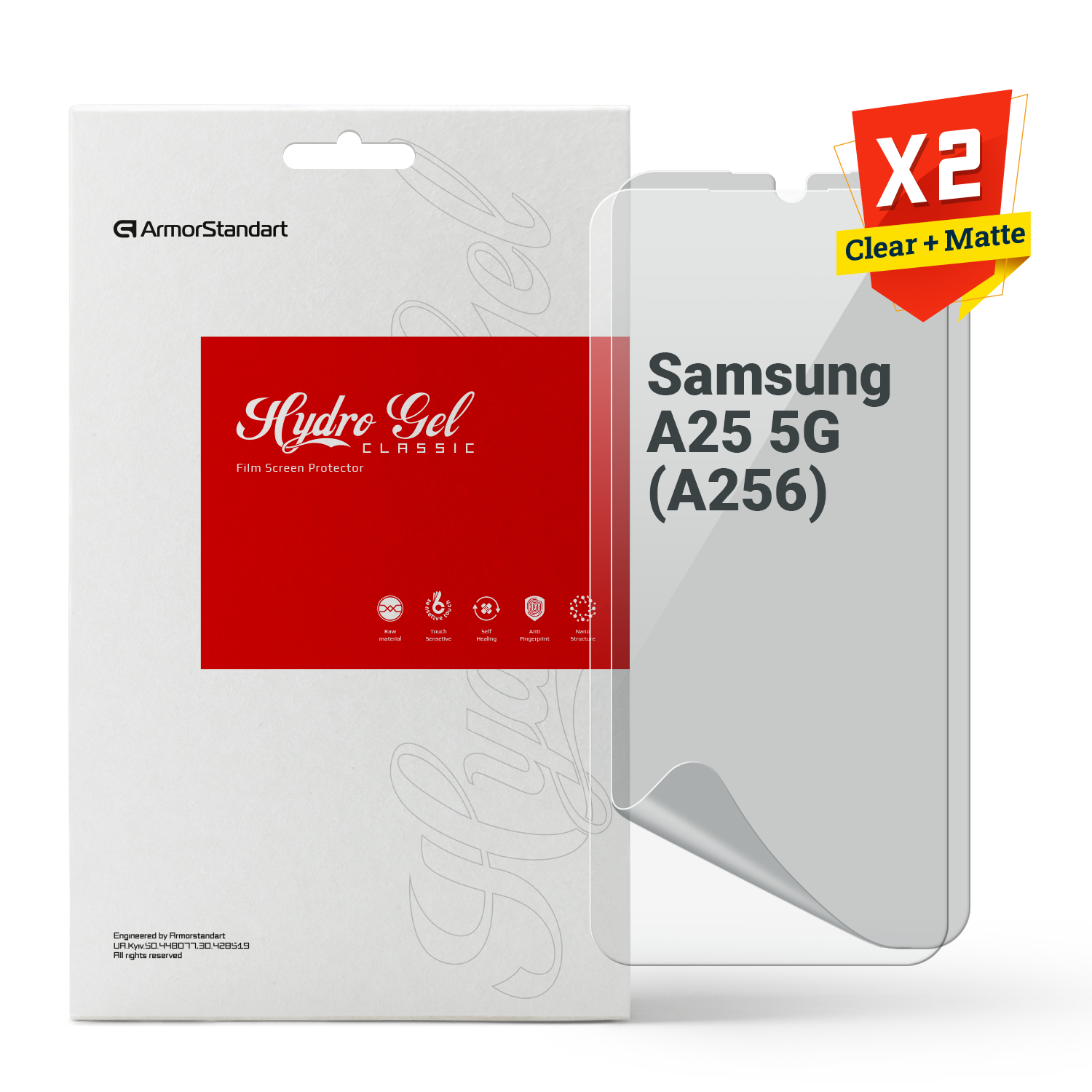 Захисна плівка для смартфону Armorstandart Clear + Matte for Samsung A25 5G (A256) (ARM80703)