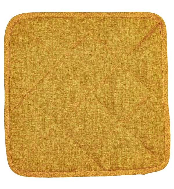 Фото - Чохол для стільця Прованс жовтий 35х35 см (033060)