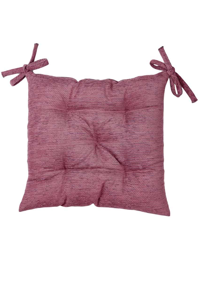 Подушка для стільця Прованс CHENILLA бузкова 40х40 см (034849)