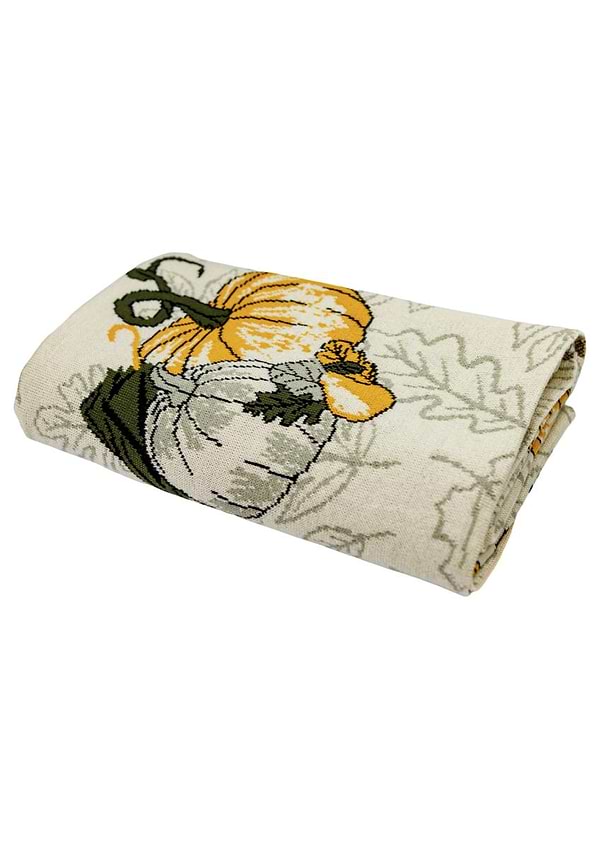 Фото - Плед односпальный Прованс осенний Счастливая Тыква 90х130 см (034444) Фото - Плед односпальный Прованс осенний Счастливая Тыква 90х130 см (034444)