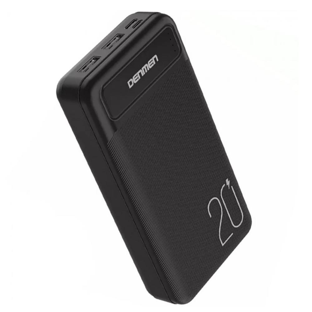 Фото - Батарея мобільна Denmen DP10 20000mAh Black (DP10-BK)