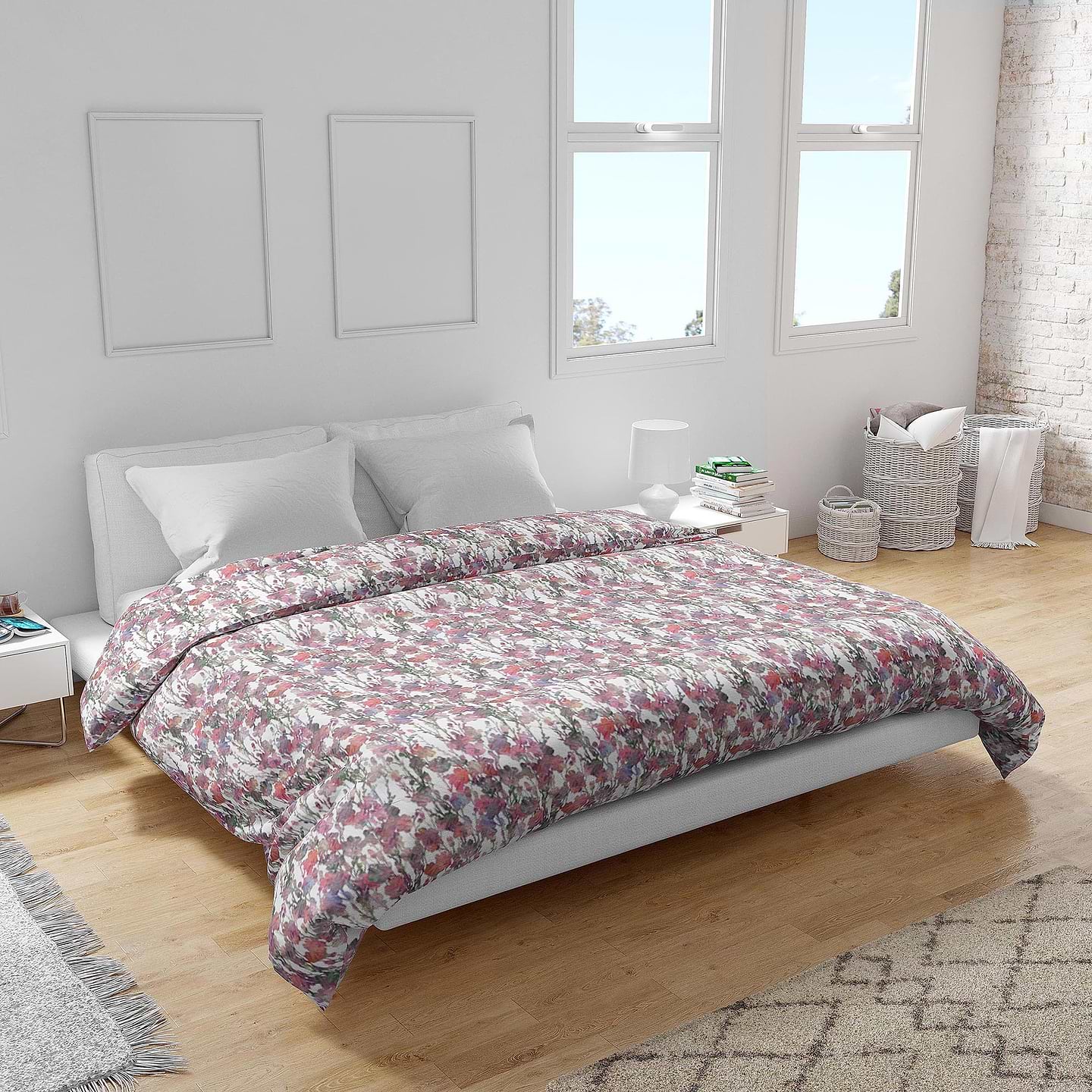 Пододеяльник двуспальный Home Line 205х220 цветные карандаши (187474)