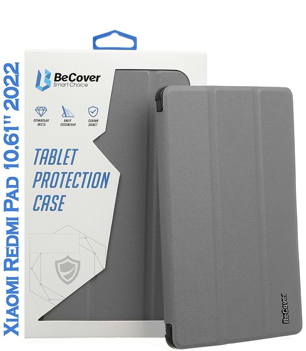 Фото - Чехол для планшета BeCover Smart Case for Xiaomi Redmi Pad 10.61'' 2022 Grey (708725)