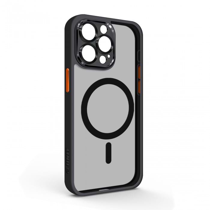 Чохол для смартфону Armorstandart Unit MagSafe SE for Apple iPhone 15 Pro Max Black Orange (ARM75363) - Фото 1