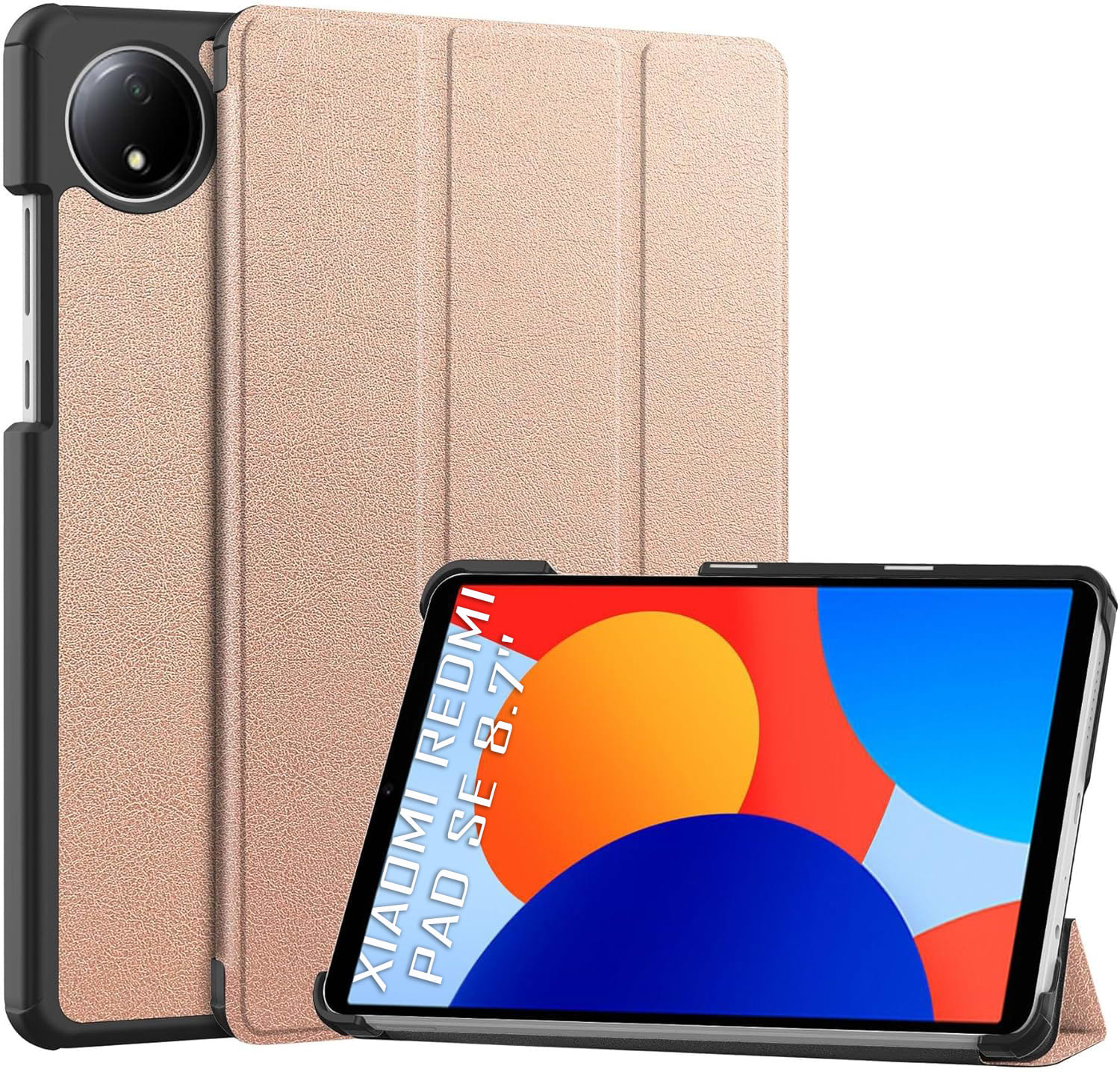 Чохол для планшета BeCover Smart Case for Xiaomi Redmi Pad SE 8.7'' Rose Gold (711909) - Фото 1