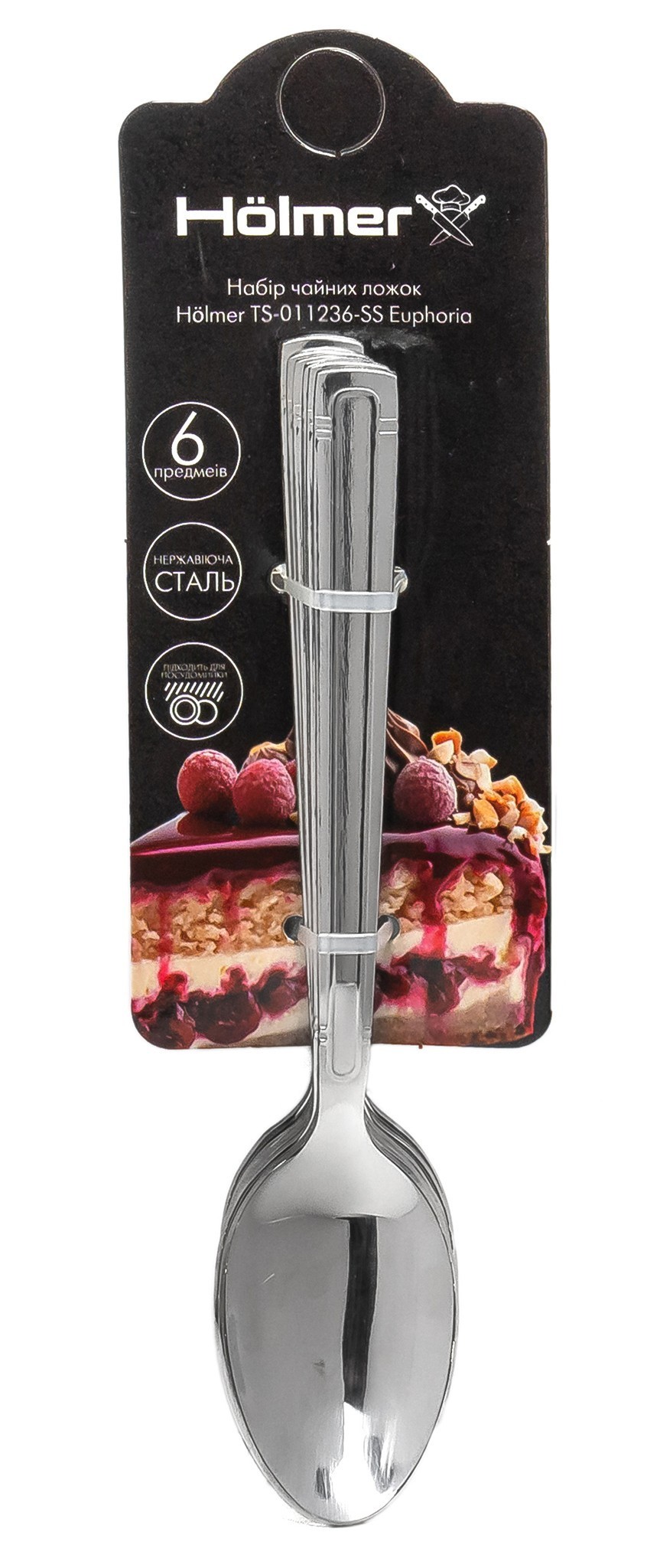 Набір чайних ложок Holmer TS-011236-SS Euphoria - Фото 1