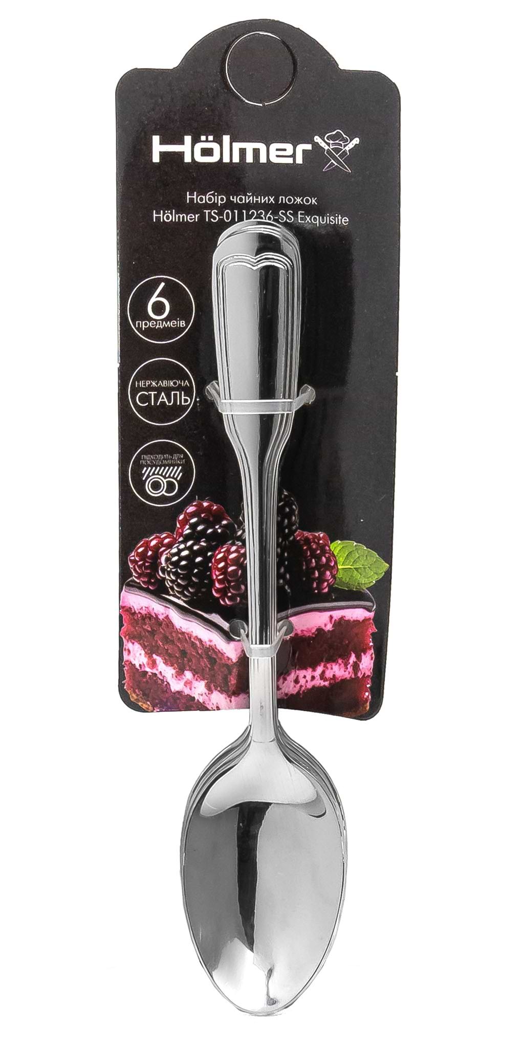 Набор чайных ложек Holmer TS-011236-SS Exquisite