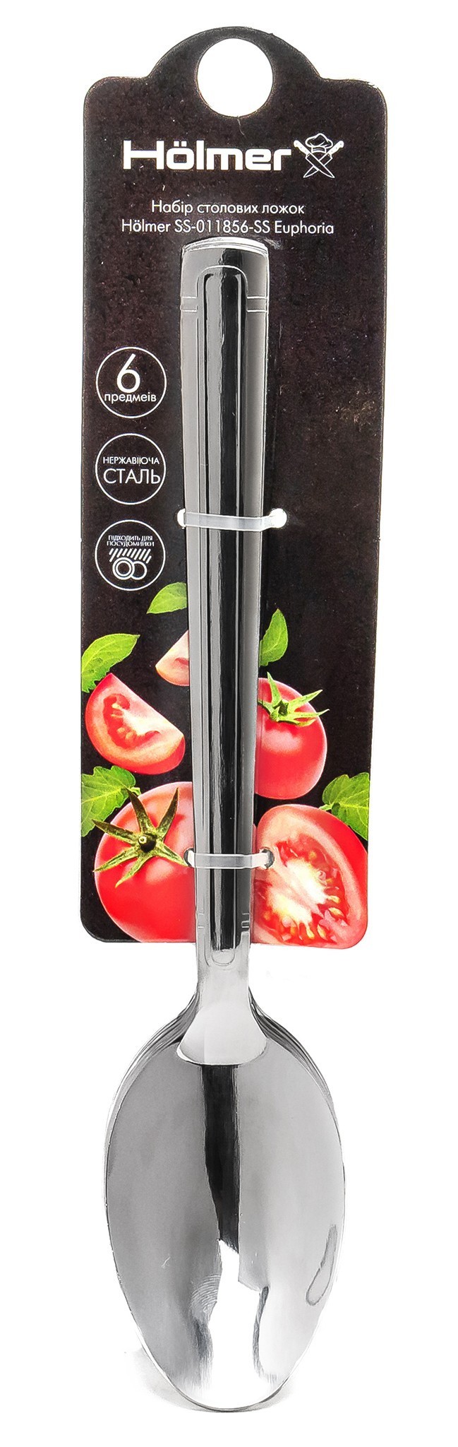 Фото - Набір ложок столових Holmer SS-011856-SS Euphoria
