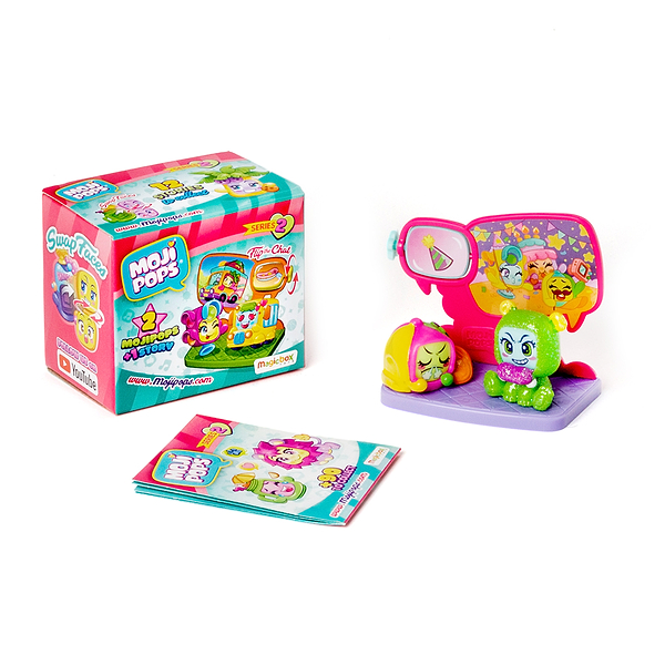 Фото - Набір ігрових фігурок Moji Pops S2 – КОРОБОЧКА ПРИГОД (2 фігурки, сцена) (PMP2D612IN00)
