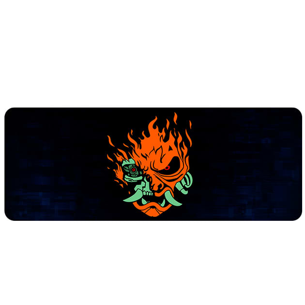 Килимок для миші ігровий Voltronic Cyberpunk Fire Skull (SP248) - Фото 1