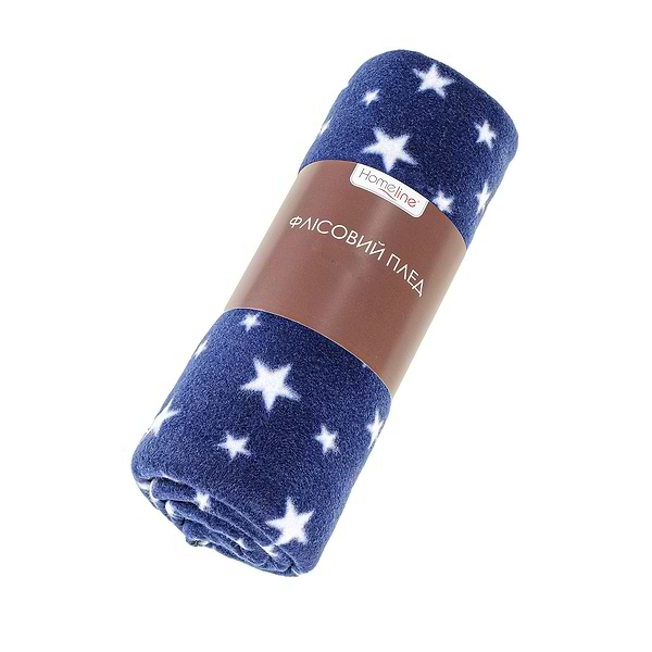 Фото - Плед полуторный Home Line 160х220 Полар принт Звезды на синем (184779)