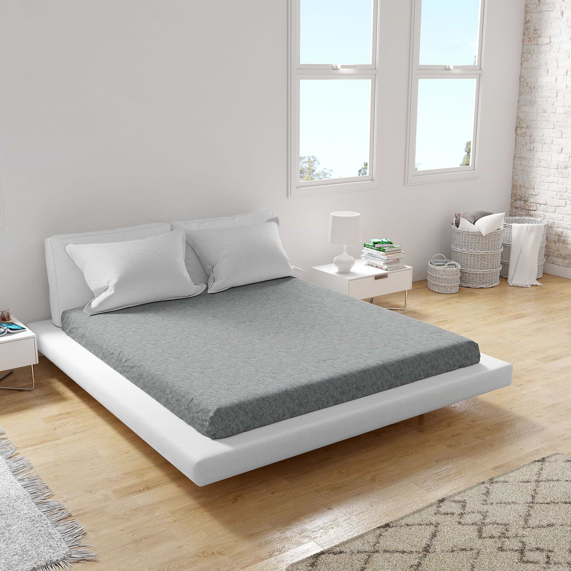 Простынь двуспальная Home Line 215х240 бязь косичка (187483)