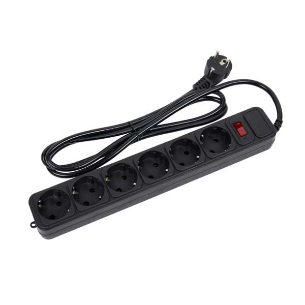 Фото - Мережевий фільтр Ultra SSB6-5 (6 роз.,5 м) чорний