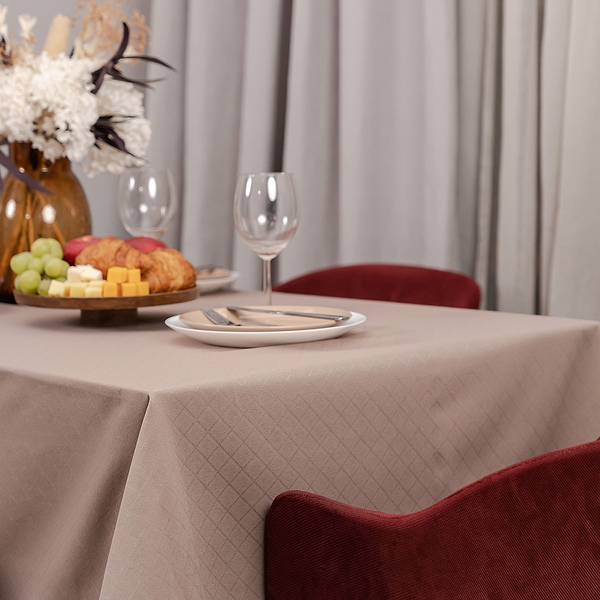 Фото - Скатертина прямокутна Sonex Sienna 150х180 см бежева (SO102570)