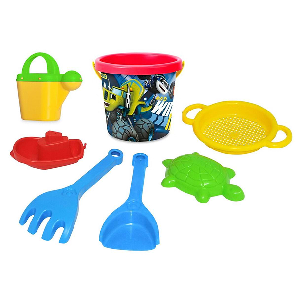 Фото - Набір для гри в пісочниці Wader Блиск і монстромашини 7 шт. (81354)